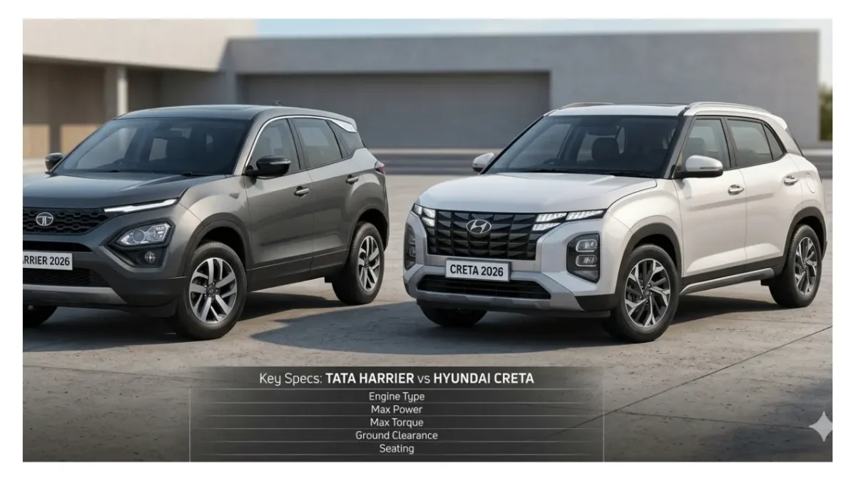 tata harrier vs hyundai creta