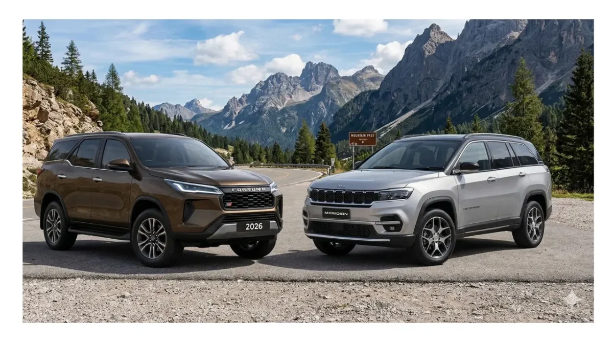 fortuner vs jeep meridian